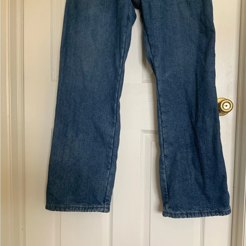 HEAVY DUTY SMITHS INSULATED WORK JEANS. - Picture 3 of 9